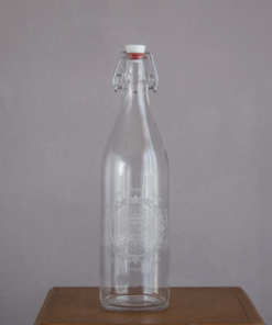 Diamond Elevated Glass Bottle