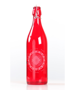 Ruby Elevated Glass Bottle